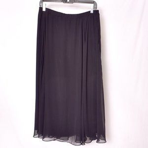 Patra Women's Midi Flare Chiffon Skirt Size 16